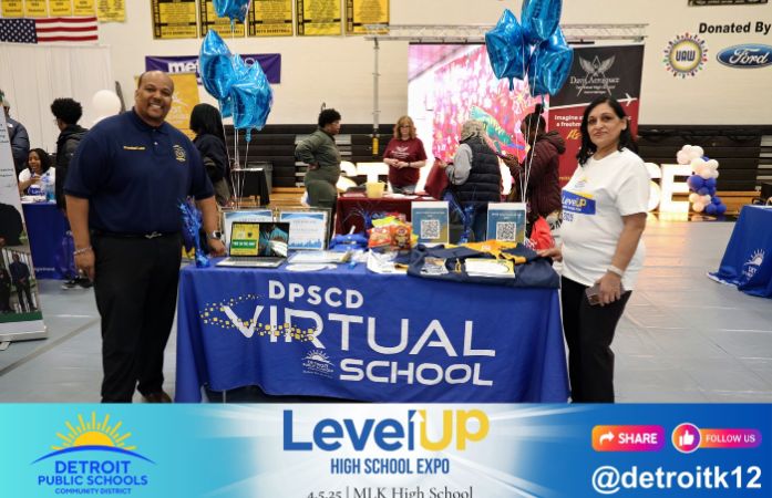  Mr. Lake and Dr. Sandhu at the Level Up Expo